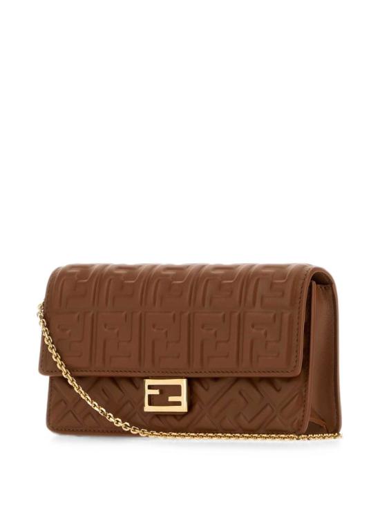 26FW 펜디 바게트 체인 지갑 8M0498 AAJDF1UJK BROWN - FENDI