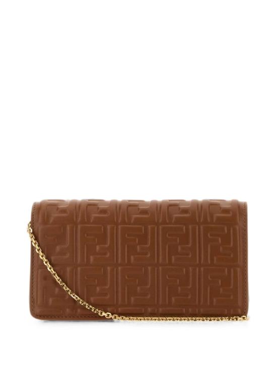 26FW 펜디 바게트 체인 지갑 8M0498 AAJDF1UJK BROWN - FENDI