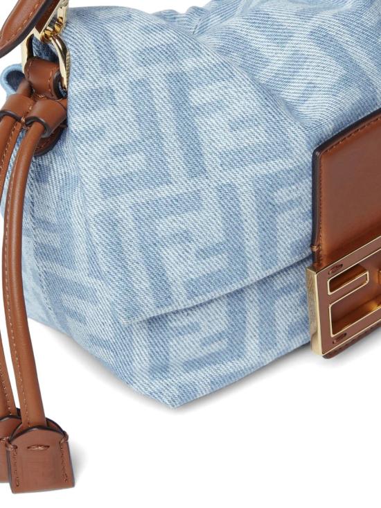 26FW 펜디 맘마 바게트 스몰 FF 데님 미니백 맘마 바게트 스몰 FF 데님 미니백 8BS105 AY6QF1WM6 - FENDI