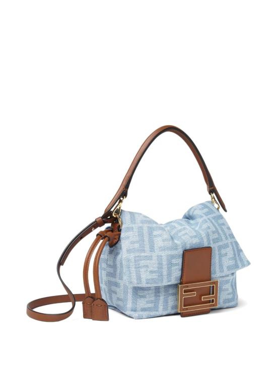 26FW 펜디 맘마 바게트 스몰 FF 데님 미니백 맘마 바게트 스몰 FF 데님 미니백 8BS105 AY6QF1WM6 - FENDI