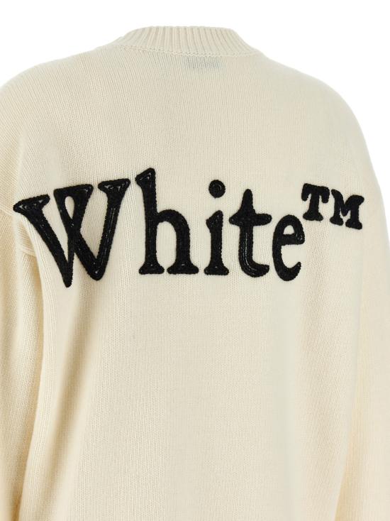 26FW 오프화이트 스웨터 2FE00533TW221W221 White Black - OFF WHITE