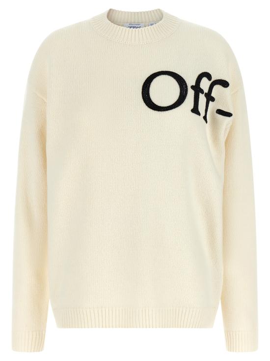 26FW 오프화이트 스웨터 2FE00533TW221W221 White Black