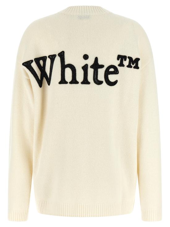 26FW 오프화이트 스웨터 2FE00533TW221W221 White Black - OFF WHITE
