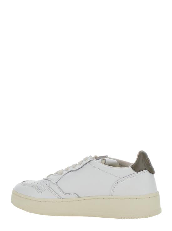26FW 오트리 메달리스트 로우 레더 스니커즈 AULWLL28WHITECHOCOLATE - AUTRY