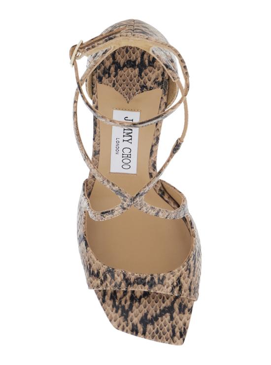 26FW 지미추 샌들 AZIA95GNZCHAI Beige - JIMMY CHOO