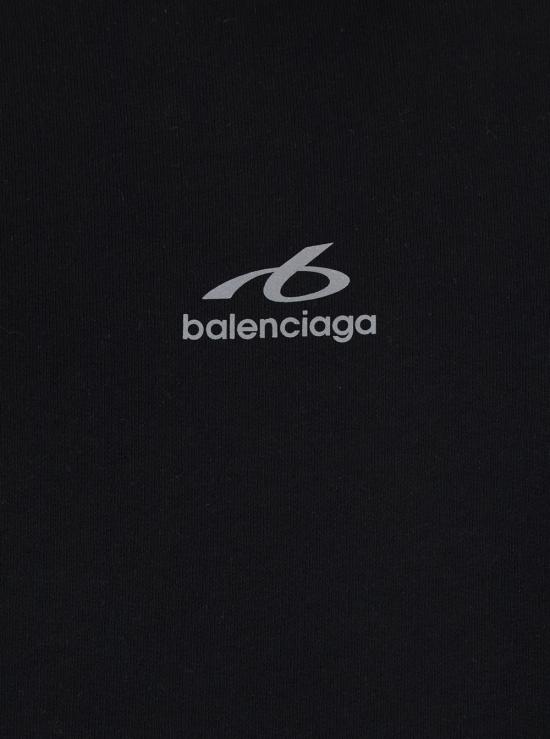 26FW 발렌시아가 바디스 미디엄 핏 후디 871956TUVQ51000 Black - BALENCIAGA