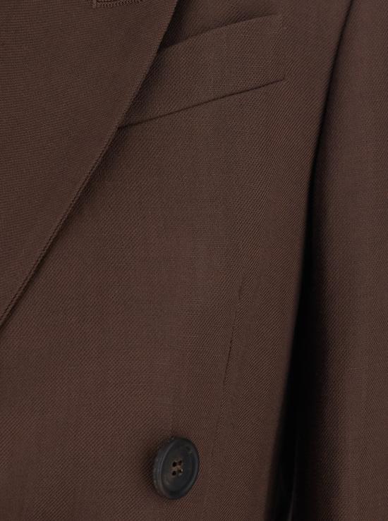 26SS 브루넬로 쿠치넬리 모닐리 비스코스 & 리넨 플루이드 트윌 블레이저 MH1267094C9284 Brown - BRUNELLO CUCINELLI
