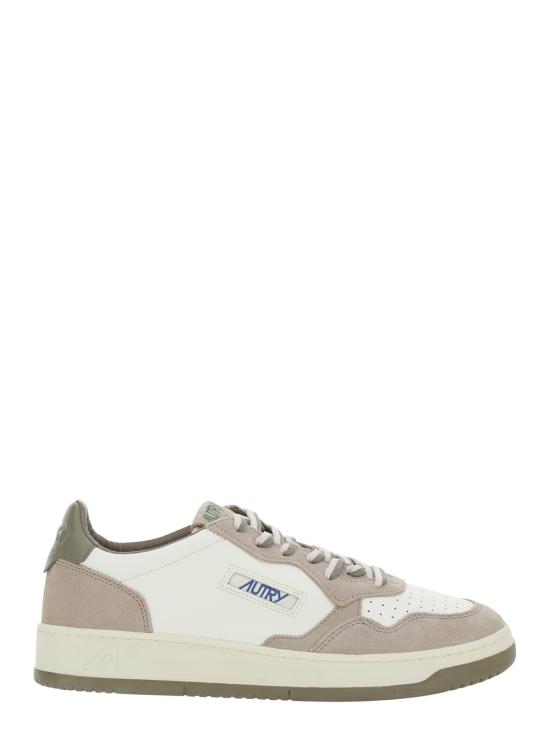26FW 오트리 메달리스트 로우 스니커즈 AULMBW07COVERTGREENLICORICE Beige