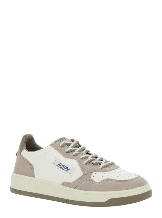 26FW 오트리 메달리스트 로우 스니커즈 AULMBW07COVERTGREENLICORICE Beige - AUTRY