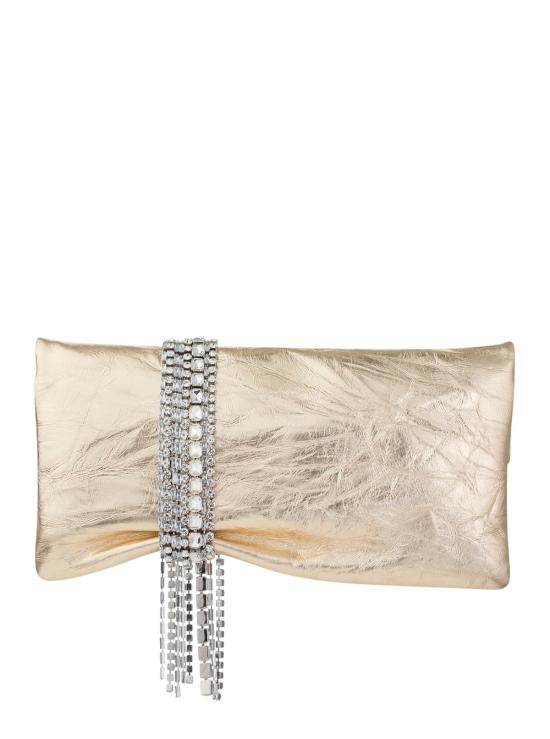 26FW 지미추 클러치/파우치 ZANDRADKFGOLDCRYSTAL Metallic - JIMMY CHOO