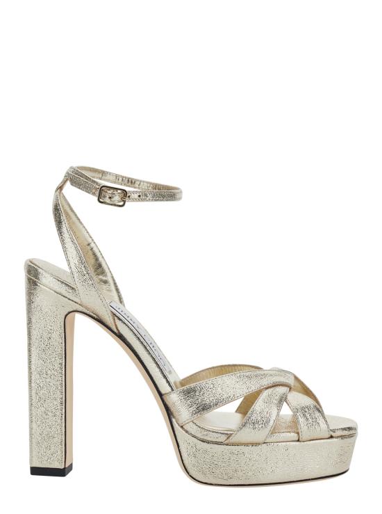 26FW 지미추 샌들 KOVE120DXBPLATINUM Metallic