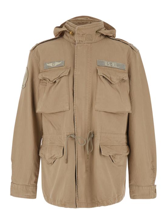 26FW 폴로 랄프로렌 로고 아이코닉 밀리터리 자켓 710961616500 Brown