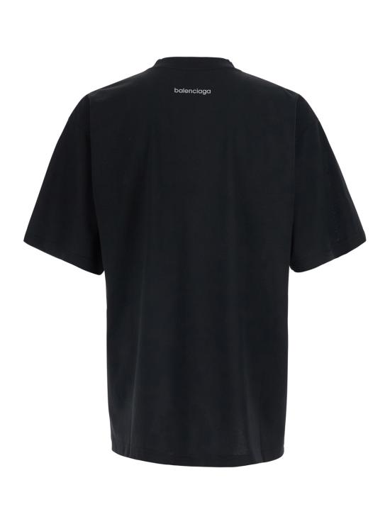 26FW 발렌시아가 바디스 미디움 핏 티셔츠 바디스 미디움 핏 티셔츠 764235TUVO71000 Black - BALENCIAGA