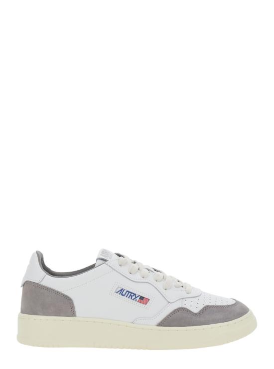 26FW 오트리 메달리스트 로우 스니커즈 AULMFT15WHITECEMENTO Grey