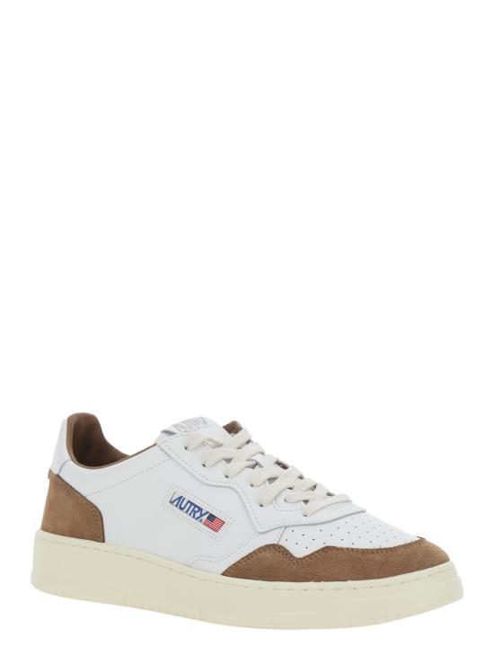 26FW 오트리 메달리스트 로우 스니커즈 AULMFT17WHITETABACCO Brown - AUTRY
