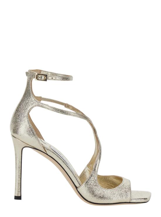 26FW 지미추 샌들 AZIA95DXBPLATINUM Metallic