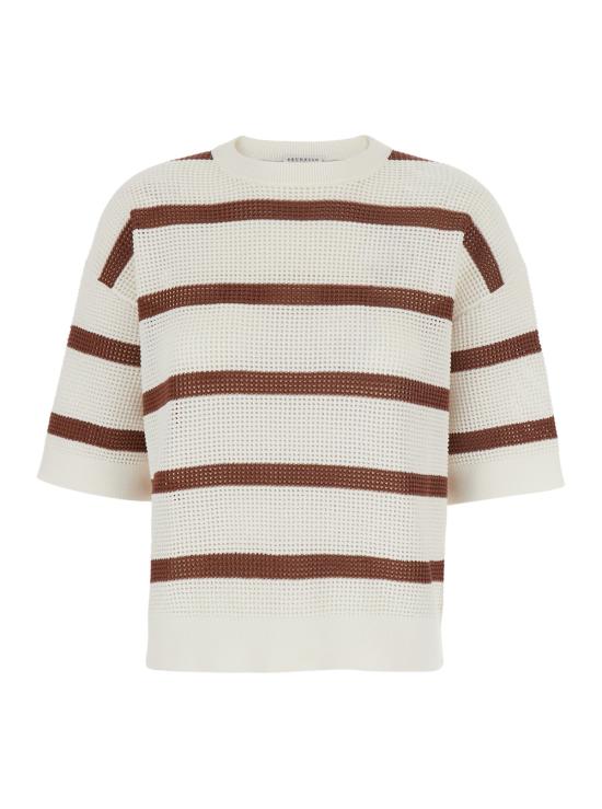 26SS 브루넬로 쿠치넬리 긴팔 티셔츠 M19225710CDT72 Multicolor