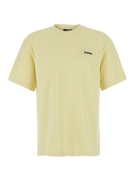 26FW 자크뮈스 그로그랭 로고 티셔츠 TSM00133AJ00226205 Yellow