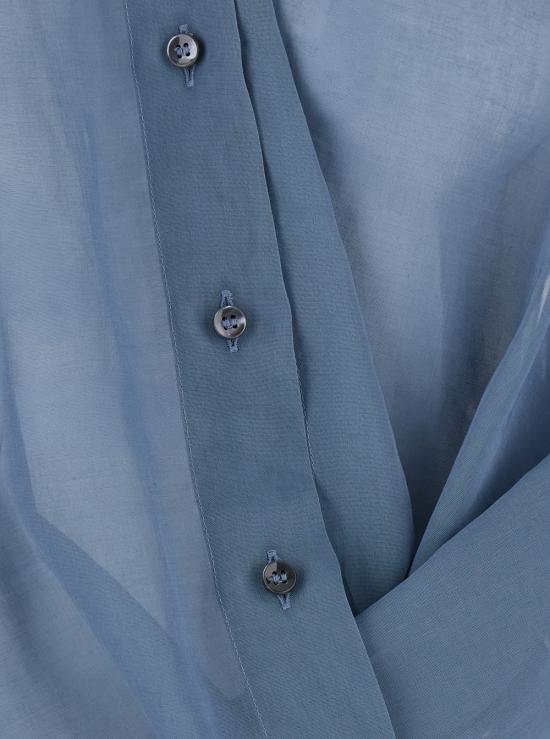 26SS 브루넬로 쿠치넬리 블라우스/셔츠 M0F91MX616C9704 Blu - BRUNELLO CUCINELLI