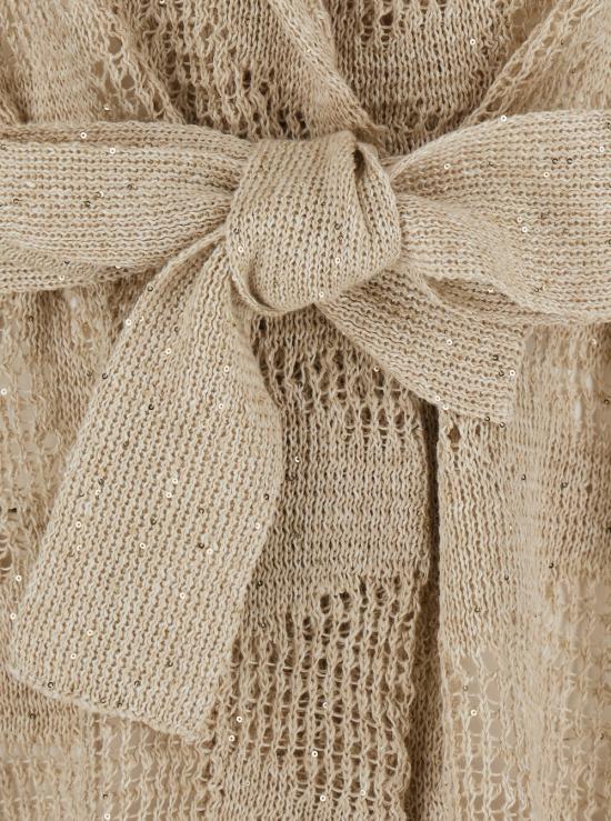 26SS 브루넬로 쿠치넬리 대즐링 워터 릴리 가디건 MDT771006C8925 Beige - BRUNELLO CUCINELLI