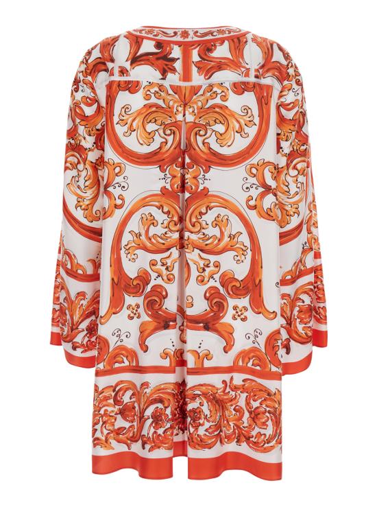 26FW 돌체앤가바나 미디 원피스 F61A2TGDDRES9000 Orange - DOLCE & GABBANA
