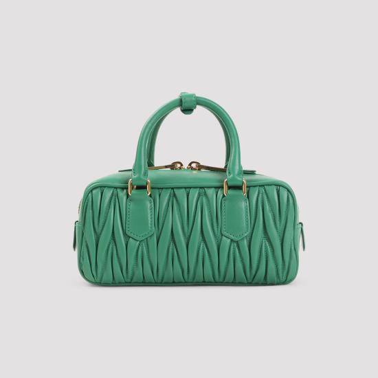 26FW 미우미우 아르카디 마테라쎄 나파 레더 백 5BB142VOON AN88 F0458 MANGO - MIU MIU