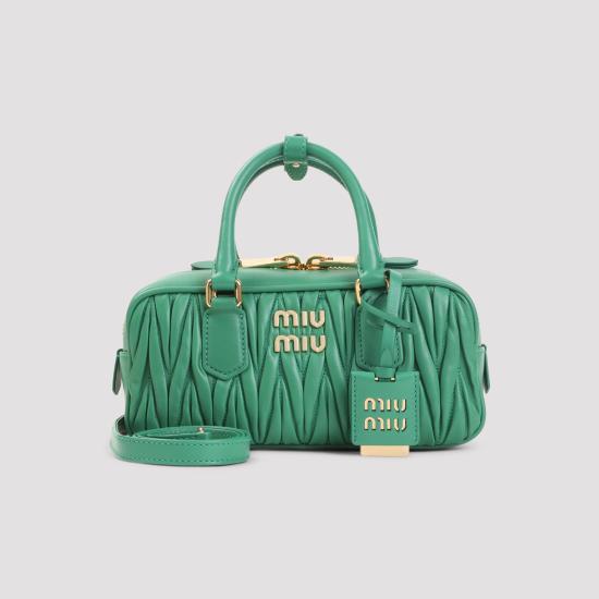 26FW 미우미우 아르카디 마테라쎄 나파 레더 백 5BB142VOON AN88 F0458 MANGO - MIU MIU