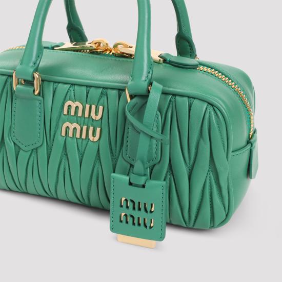 26FW 미우미우 아르카디 마테라쎄 나파 레더 백 5BB142VOON AN88 F0458 MANGO - MIU MIU