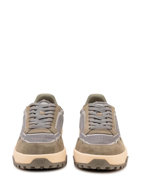 26FW 오트리 WILDPACE 로우 스니커즈 립스탑 나일론 가죽 LDLM AK02 SCHIO MIL - AUTRY