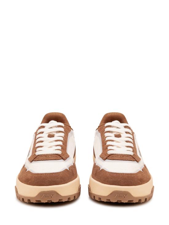 26FW 오트리 WILDPACE 로우 스니커즈 립스탑 나일론 가죽 LDLM AK13 MRSH SIGARO - AUTRY
