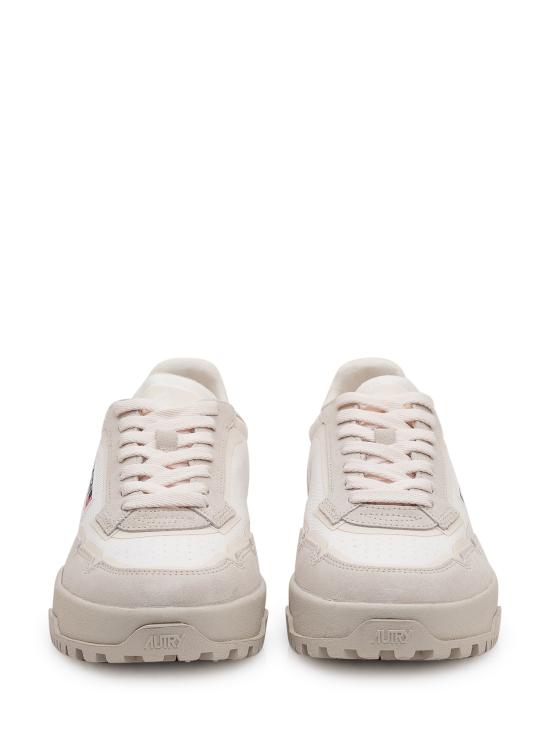 26SS 오트리 WILDPACE 로우 스니커즈 립스탑 나일론 가죽 LDLM CO09 WHT WHT - AUTRY