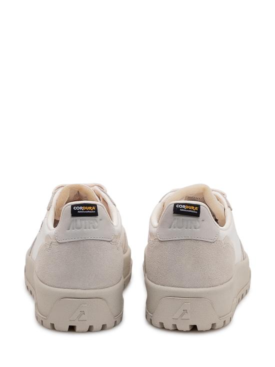 26SS 오트리 WILDPACE 로우 스니커즈 립스탑 나일론 가죽 LDLM CO09 WHT WHT - AUTRY