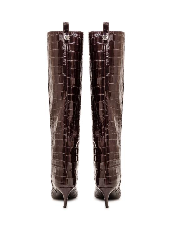 26FW 디 아티코 부츠 261WSH00879LBT155PR 204 DARK BROWN - THE ATTICO