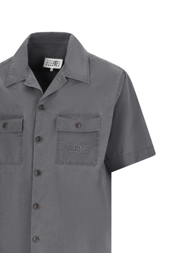 26SS MM6 메종마르지엘라 반팔 셔츠 SH0DR0008M35741 - MM6 MAISON MARGIELA