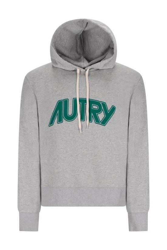 26SS 오트리 로고 후드 티셔츠 HOPM508M GREY