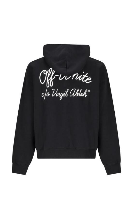 26SS 오프화이트 스크립트 스케이트 후드 티셔츠셔츠 OMBB085C99FLE019 - OFF WHITE