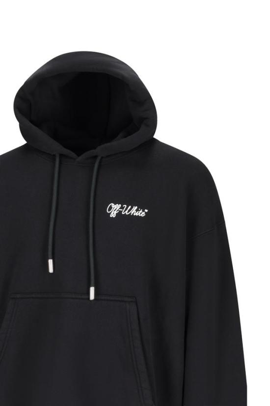 26SS 오프화이트 스크립트 스케이트 후드 티셔츠셔츠 OMBB085C99FLE019 - OFF WHITE