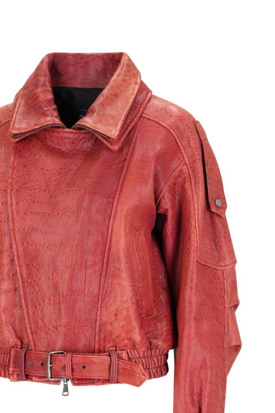 26FW ALESSANDRA GRIMOLDI 가죽 자켓 GIACCA BORDEAUX - ALESSANDRA GRIMOLDI