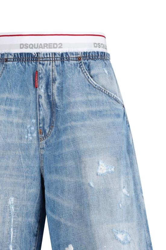 26SS 디스퀘어드2 데님 숏팬츠 S71MU0886D30038 - DSQUARED2