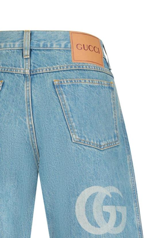 26SS 구찌 레이저 더블 G 데님 팬츠 815642XDC6W - GUCCI