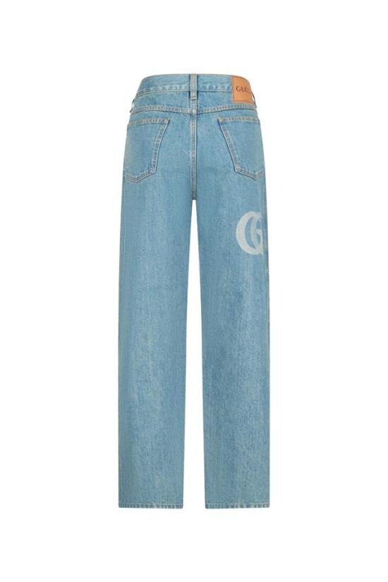 26SS 구찌 레이저 더블 G 데님 팬츠 815642XDC6W - GUCCI