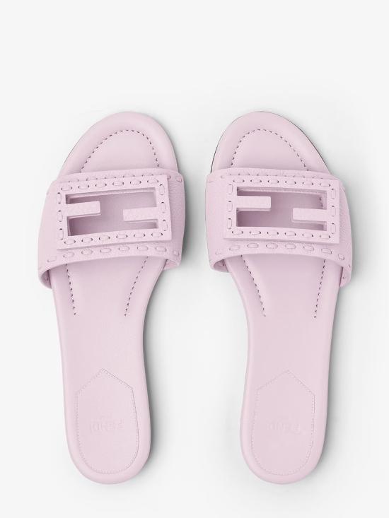 26SS 펜디 바게트 시에나 레더 슬라이드 8R8136AQY2 F0U6M Viola - FENDI