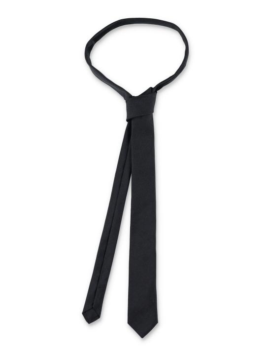 26SS 생로랑 넥타이 7200953Y043 1000 Nero - SAINT LAURENT