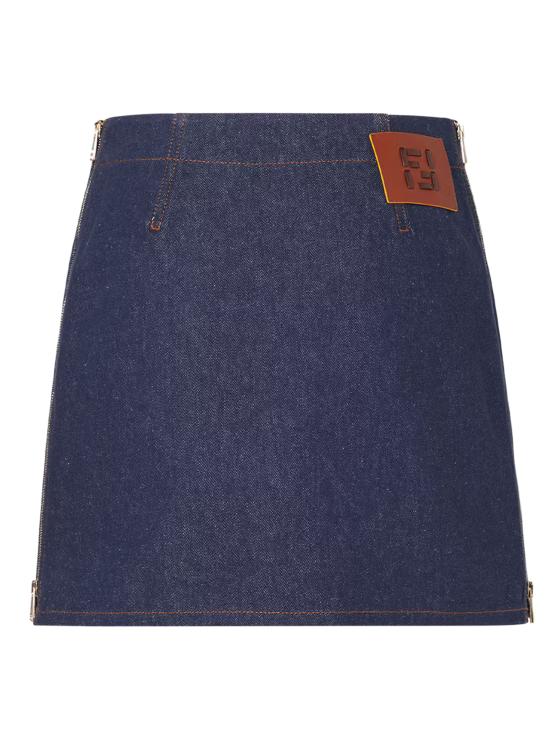 26SS 펜디 숏 스커트 FLQ608AOHS F0QB0 Blu - FENDI