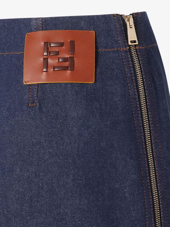26SS 펜디 숏 스커트 FLQ608AOHS F0QB0 Blu - FENDI