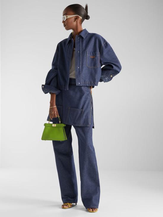 26SS 펜디 숏 스커트 FLQ608AOHS F0QB0 Blu - FENDI