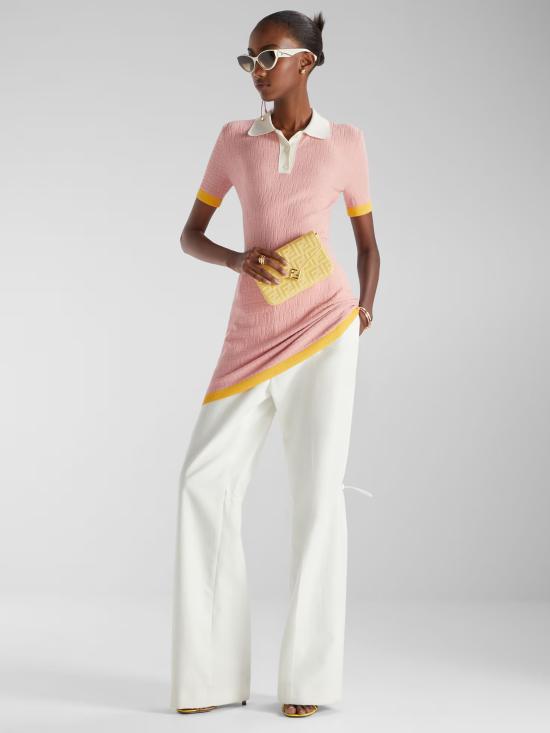 26SS 펜디 미디 원피스 FZDE35AW4S F1W0S Rosa - FENDI
