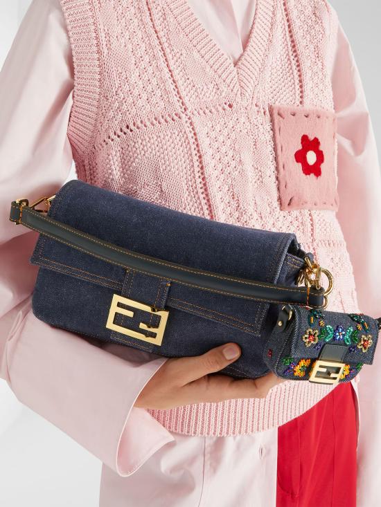 26SS 펜디 숄더백 8BR600AWVF F0NAP Blu - FENDI