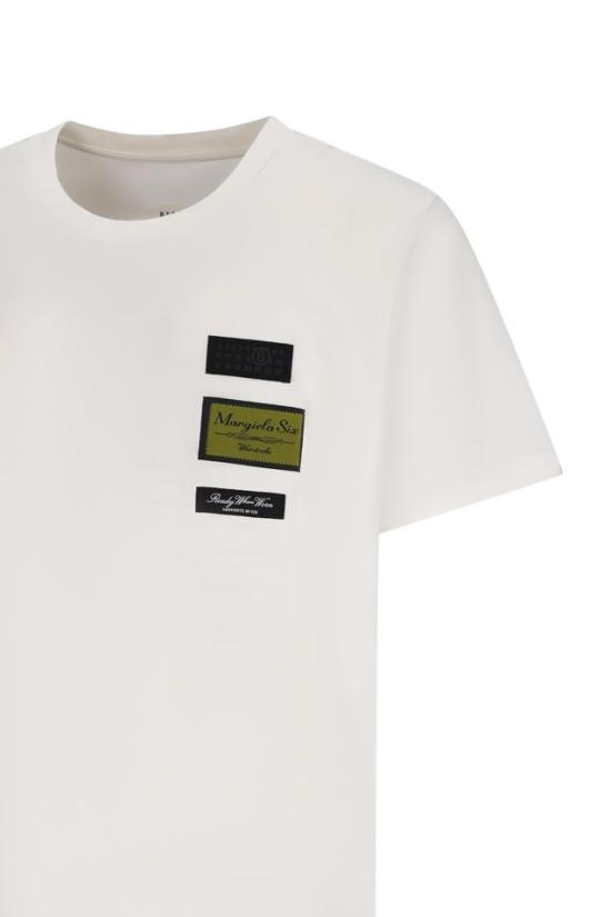 26SS MM6 메종마르지엘라 라벨 패치 티셔츠 SH0GC0069S24311 - MM6 MAISON MARGIELA