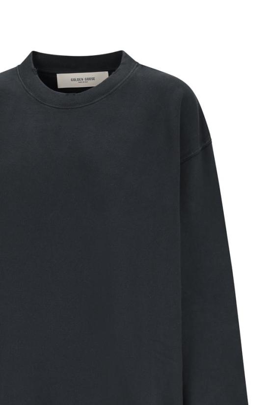 26FW 골든구스 디스트레스드 코튼 스웨트셔츠 GUP01872P001579 - GOLDEN GOOSE